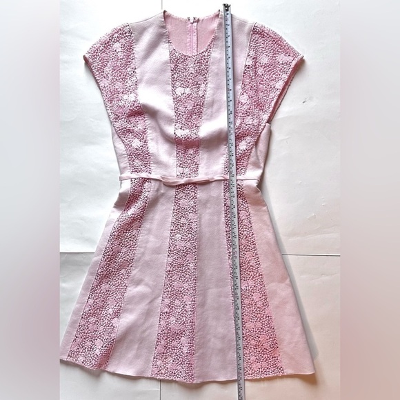 GIAMBATTISTA VALLI Lace Pattern Mini Dress light pink - Picture 8 of 8